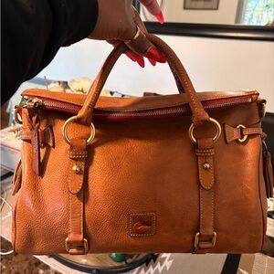 Dooney & Bourke Large Natural Florentine Sachel